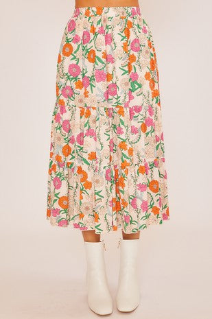 Moves and Groves Floral Skirt