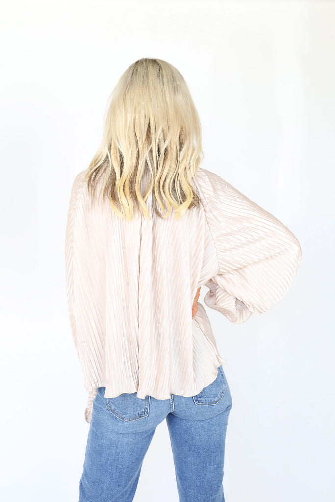 High Society Pleated Top