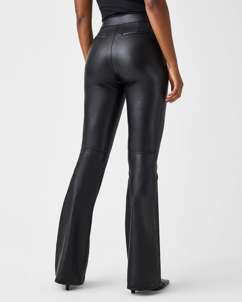 Spanx Leather-Like Flare Pant