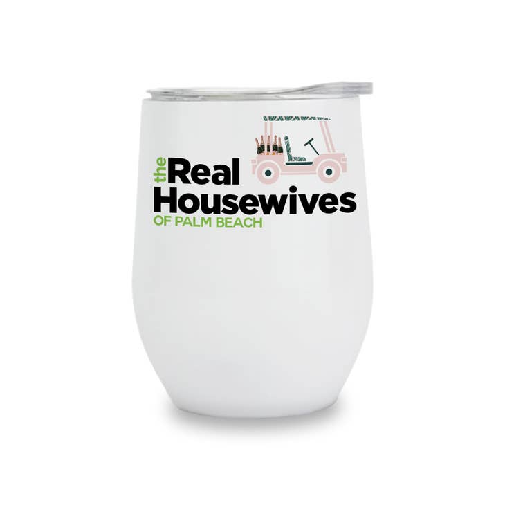 The Real Housewives Custom City Wine Glass