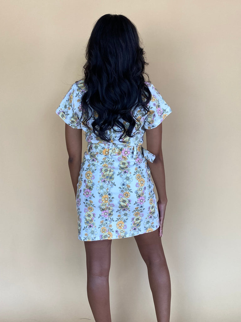 Groovy Blooms Floral Dress
