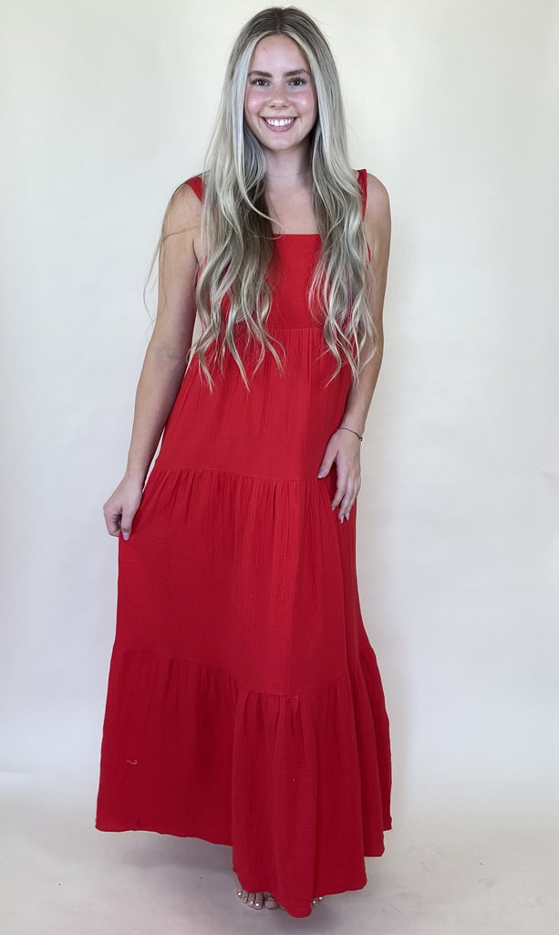 Takes Time Tiered Maxi Dress