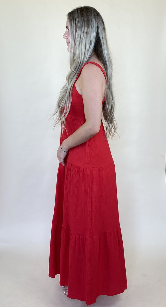 Takes Time Tiered Maxi Dress