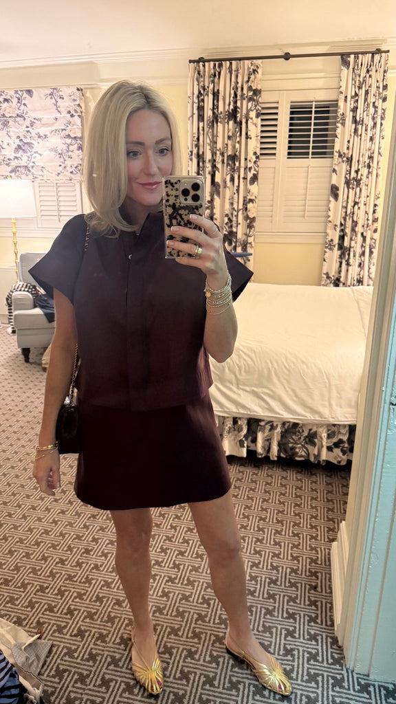 Sugar Plum Sweetheart matching top and skirt outfit
