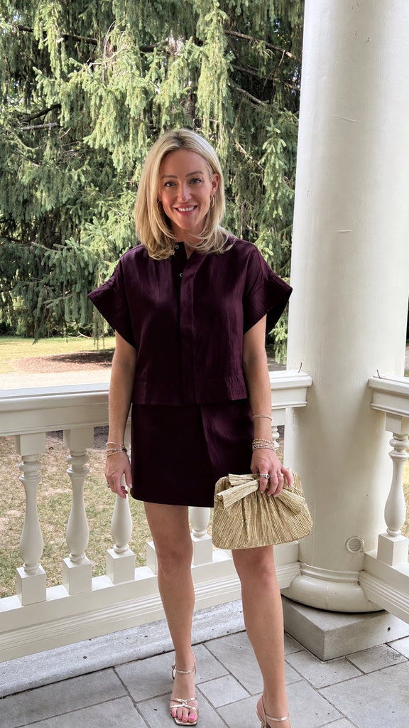 Sugar Plum Sweetheart matching top and skirt outfit