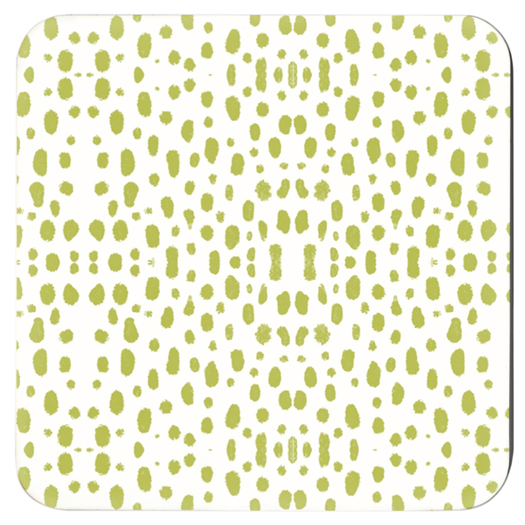 Coasters Spots on Spots Green Set of 4