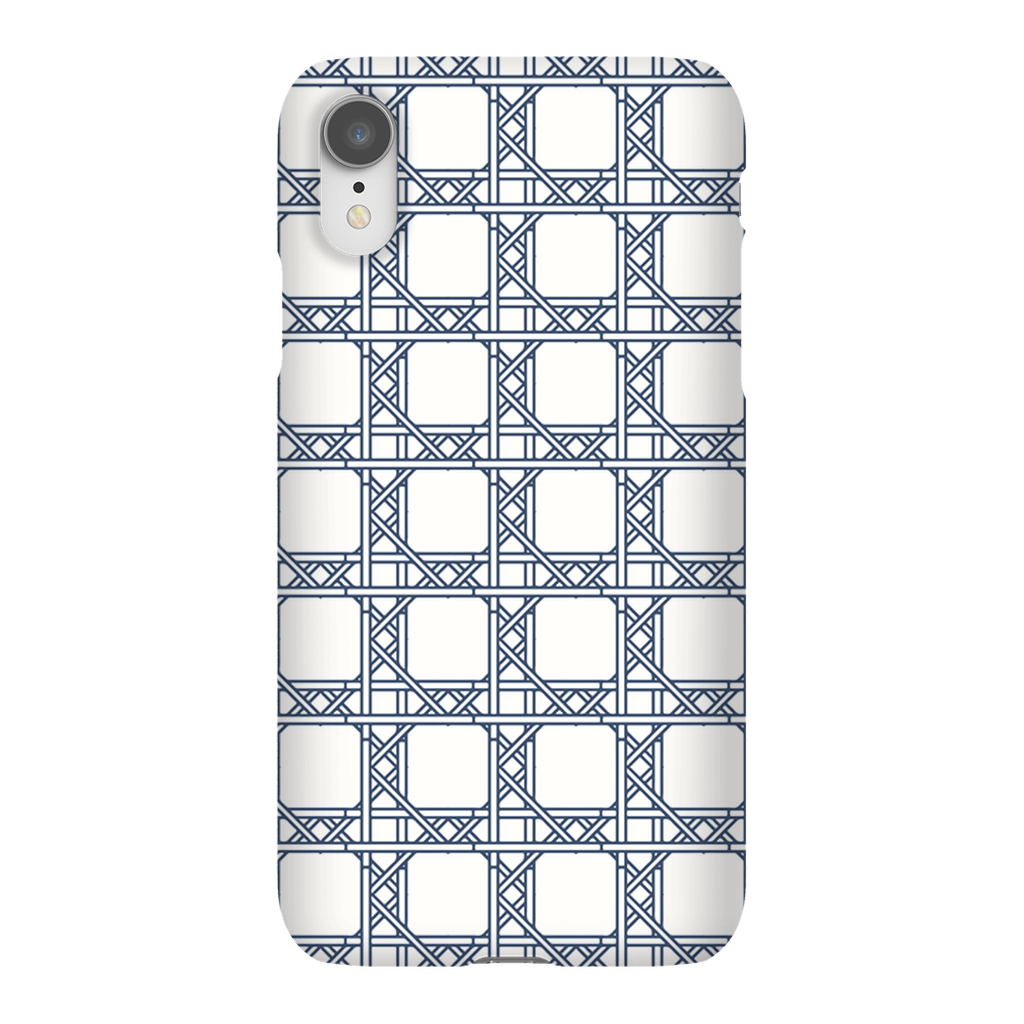Chippendale Border Navy Phone Case