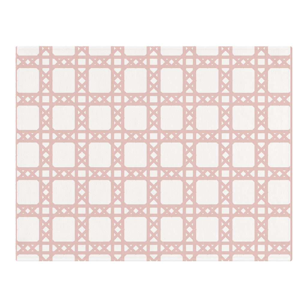 Woven Placemat - Chippendale Pink