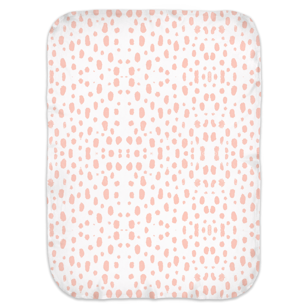 Swaddle Blanket Spots on Spots Pink