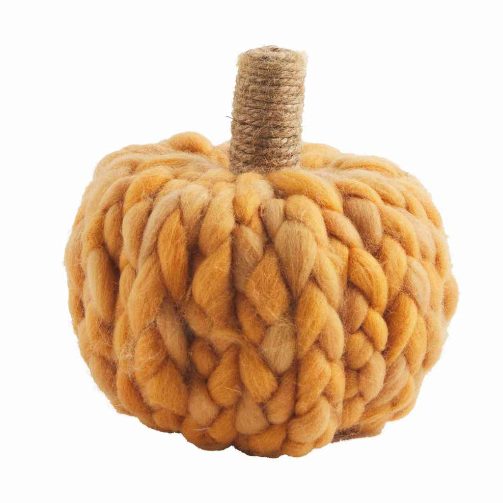Chunky Knit Pumpkin Sitter