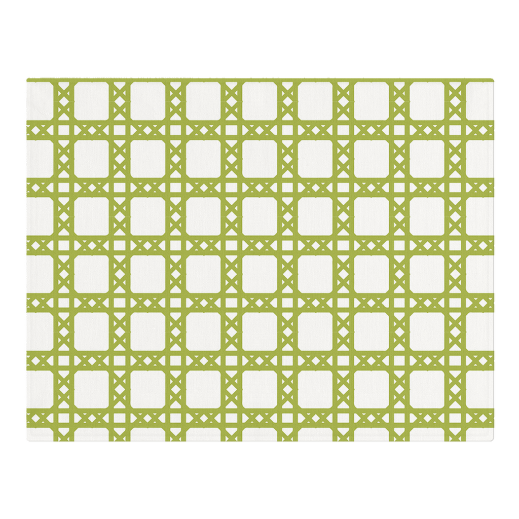 Woven Placemat - Chippendale Green
