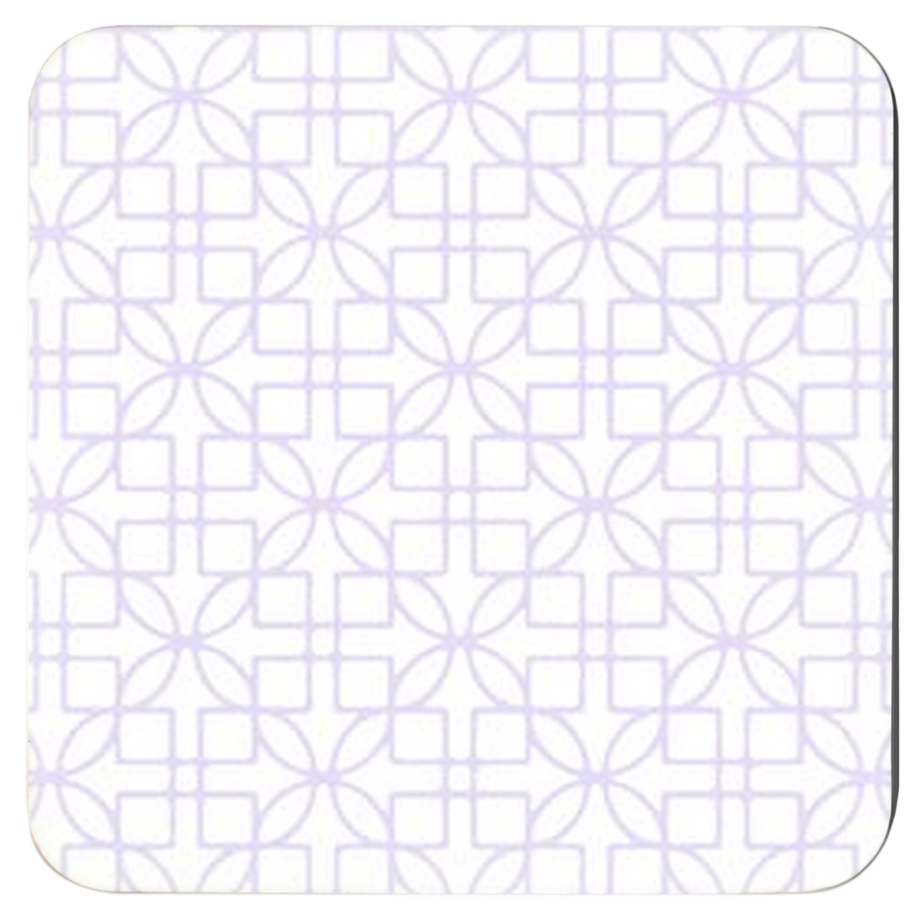 D&D Lattice Lilac Coasters (Set of 4)
