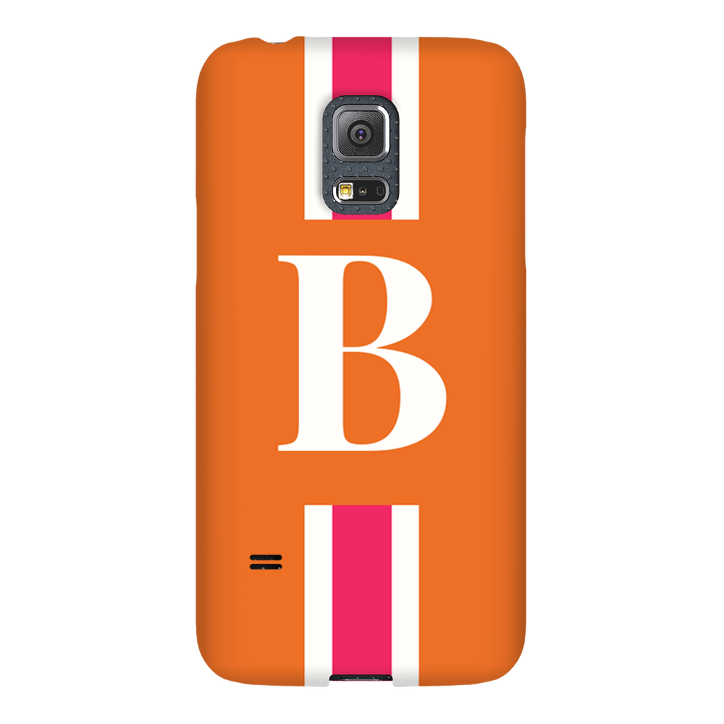 Pink/Orange Monogrammed Phone Case