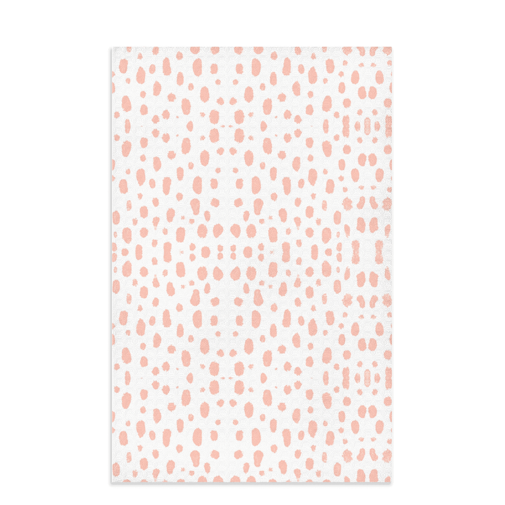 Spots on Spots Pink Dish Towel