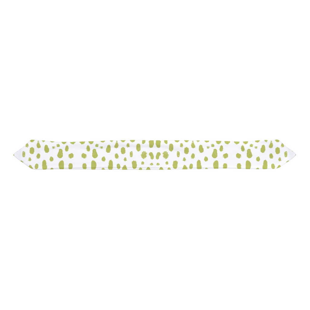 Spots on Spots (Green) Baby Headband