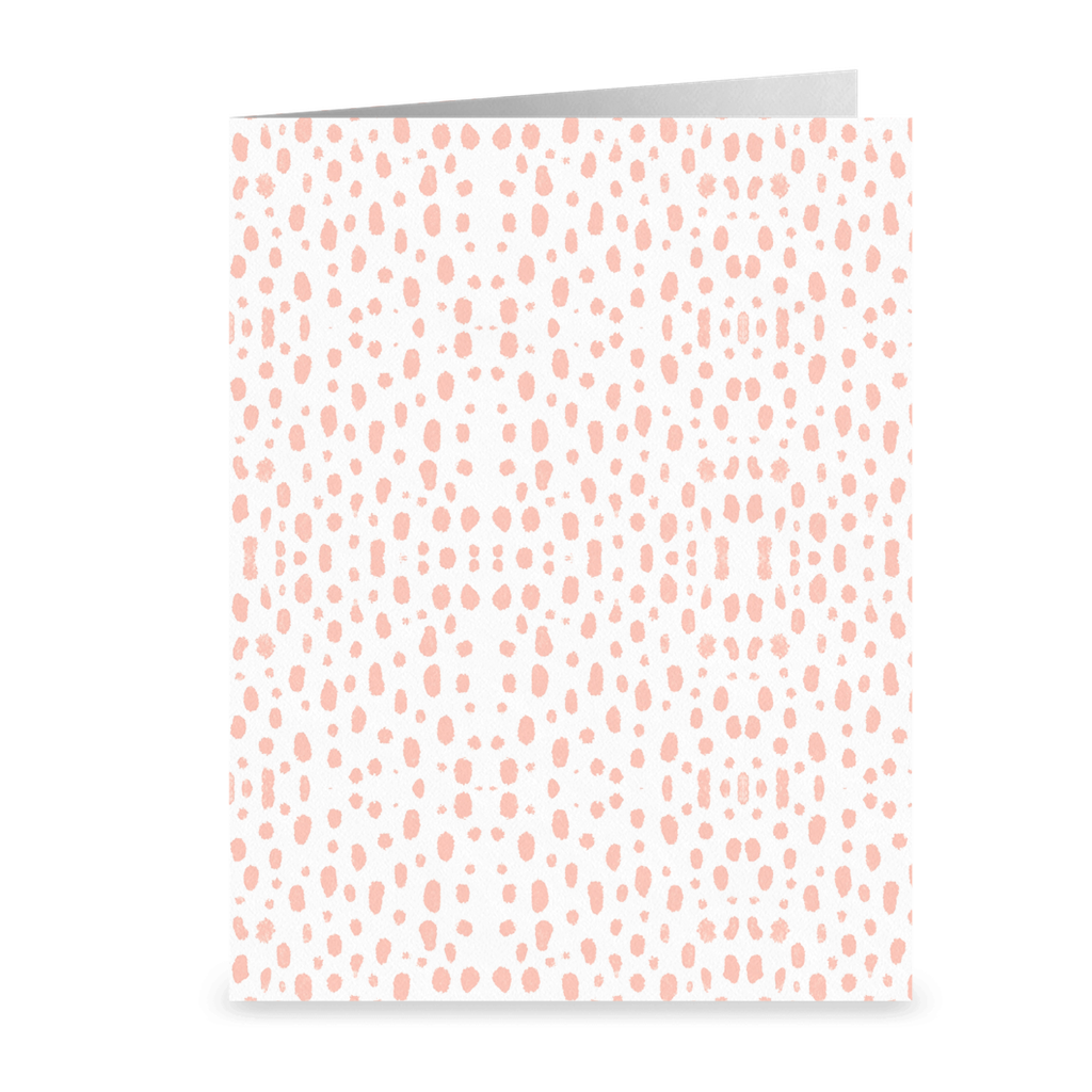 Spots on Spots Pink Greeting Cards