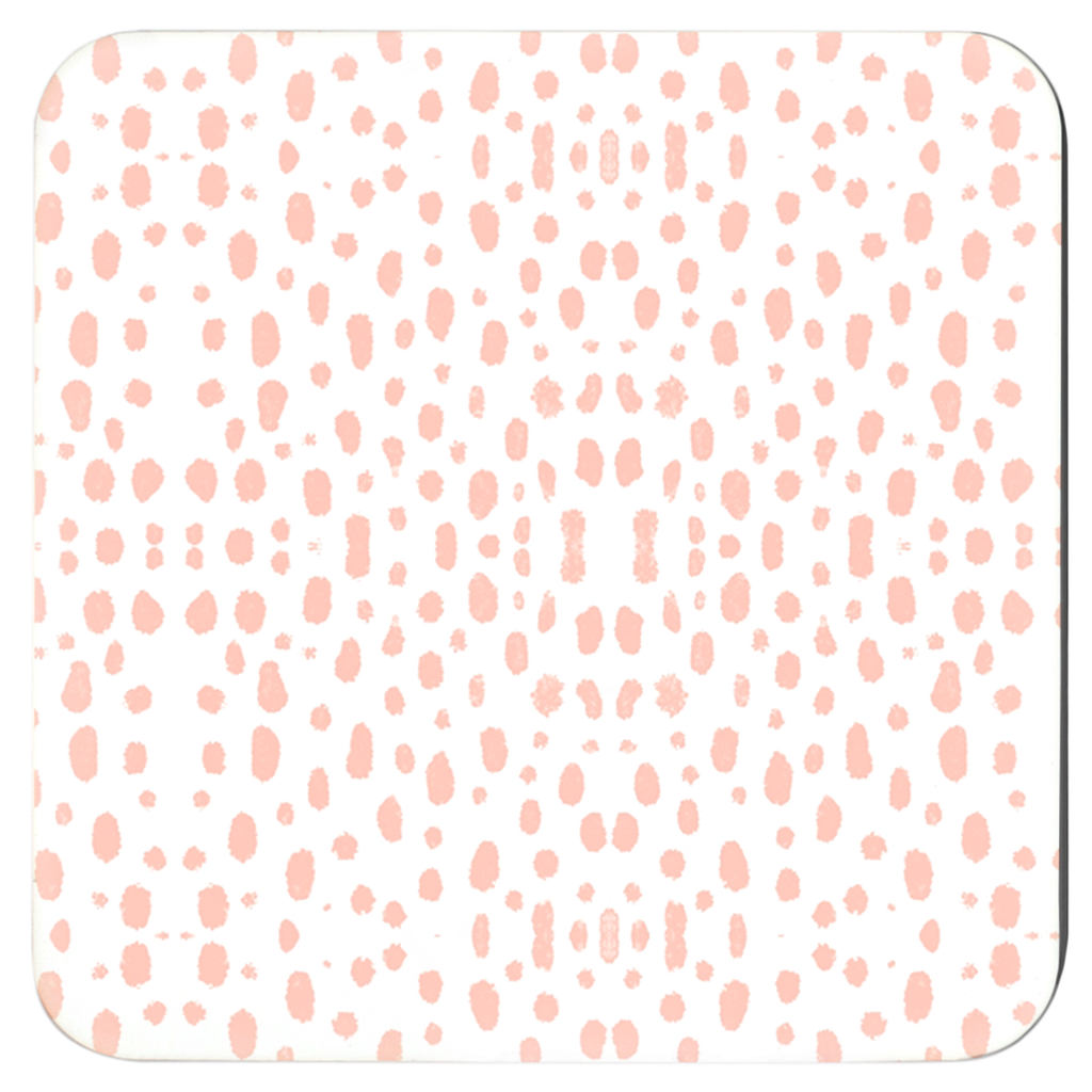 Coasters Spots on Spots Pink Set of 4