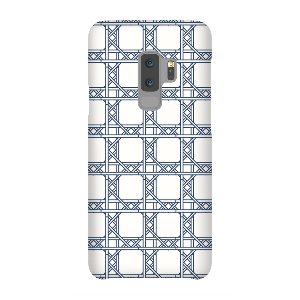 Chippendale Border Navy Phone Case