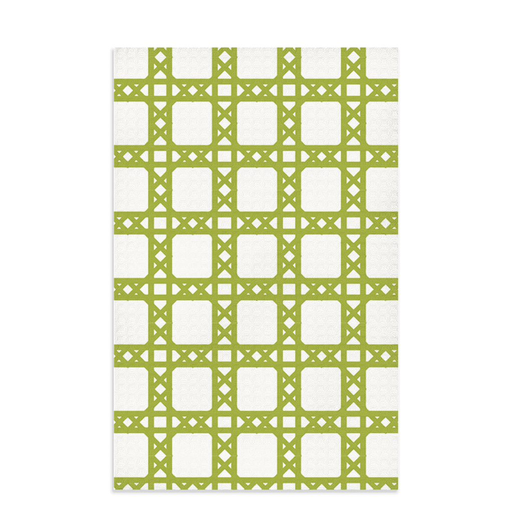 Chippendale Dish Towel - Green Chippendale