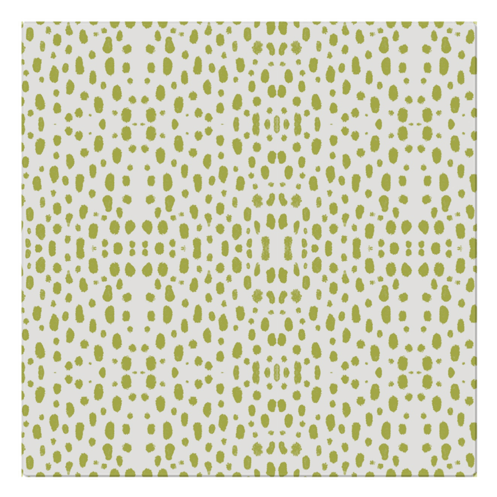 Cloth Napkins - Spots On Spots Green  Set of 2