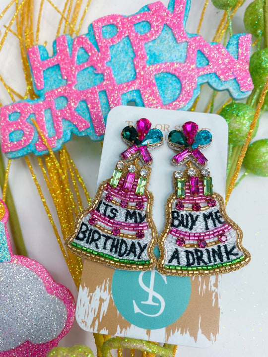 Taylor Shaye Birthday Earrings