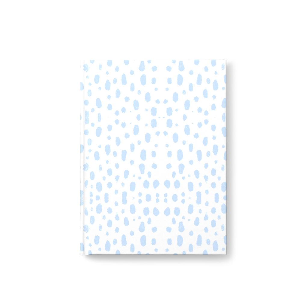 Spots on Spots Light Blue Notebook