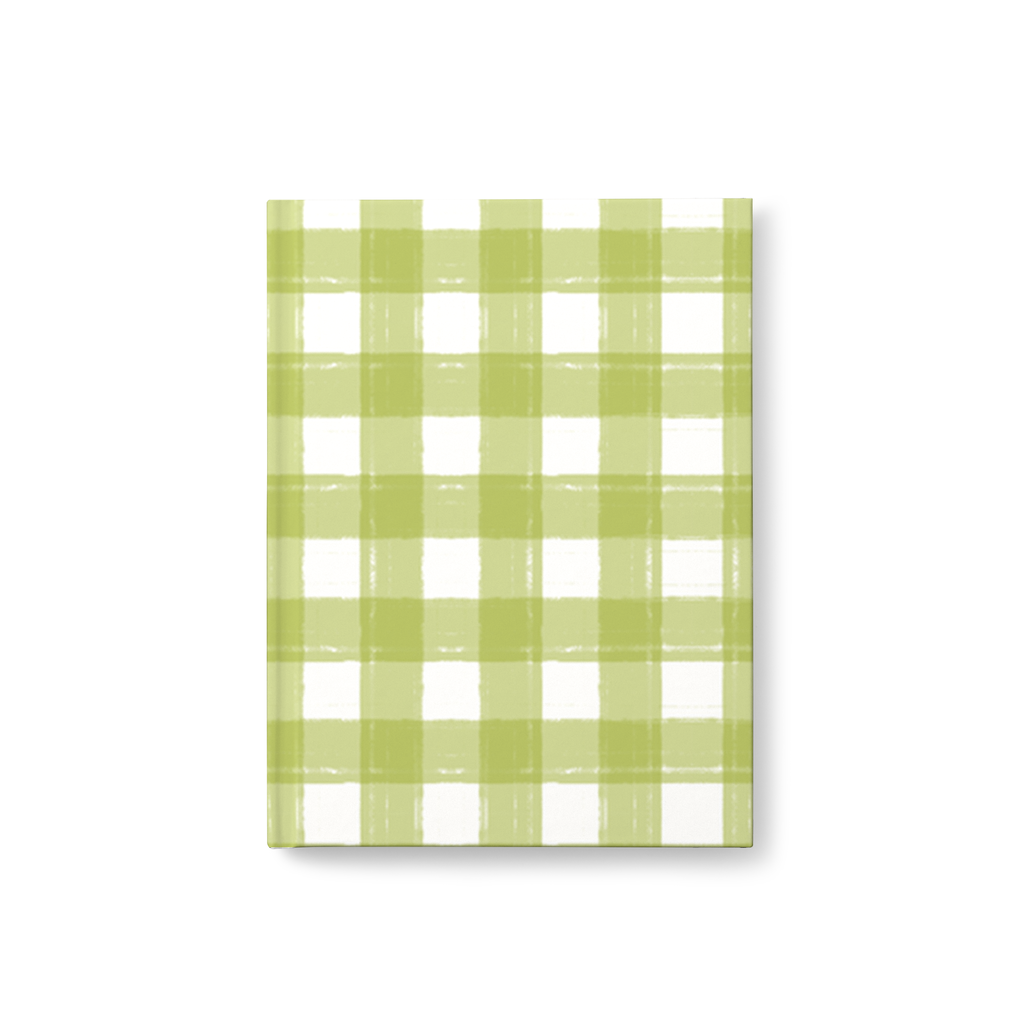 Gingham Green Notebook