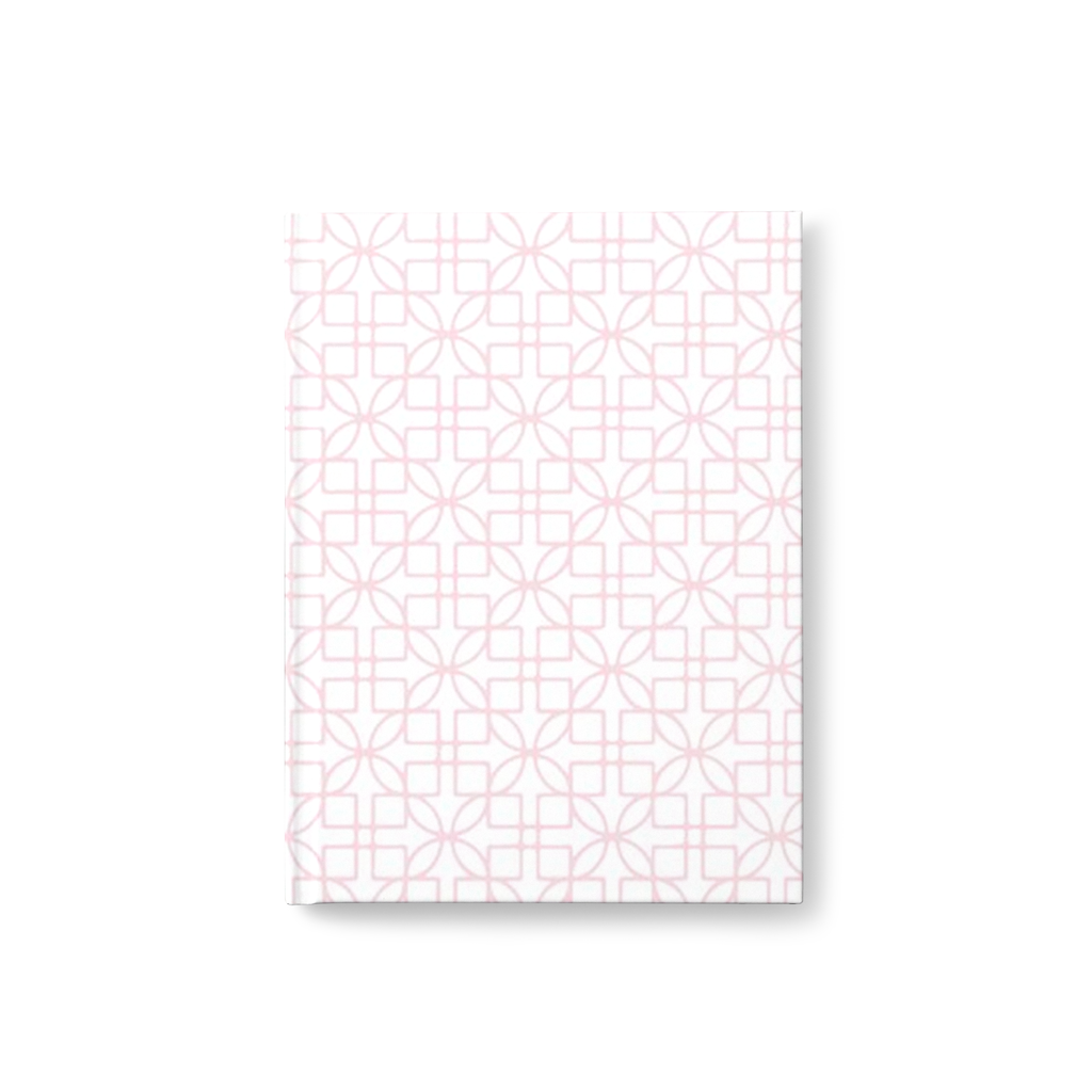 D&D Lattice Pink Notebook
