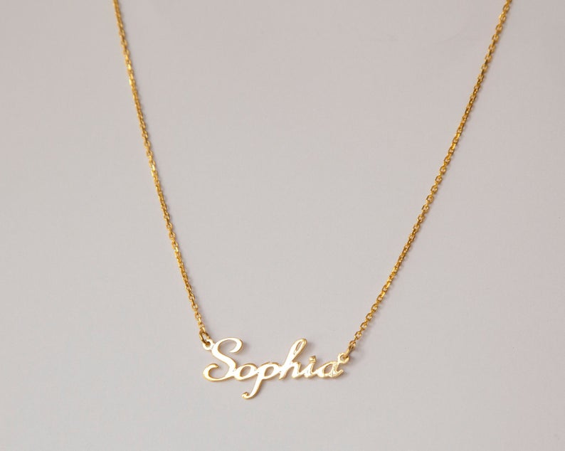 Custom Name Necklace - Sophia/Mandy